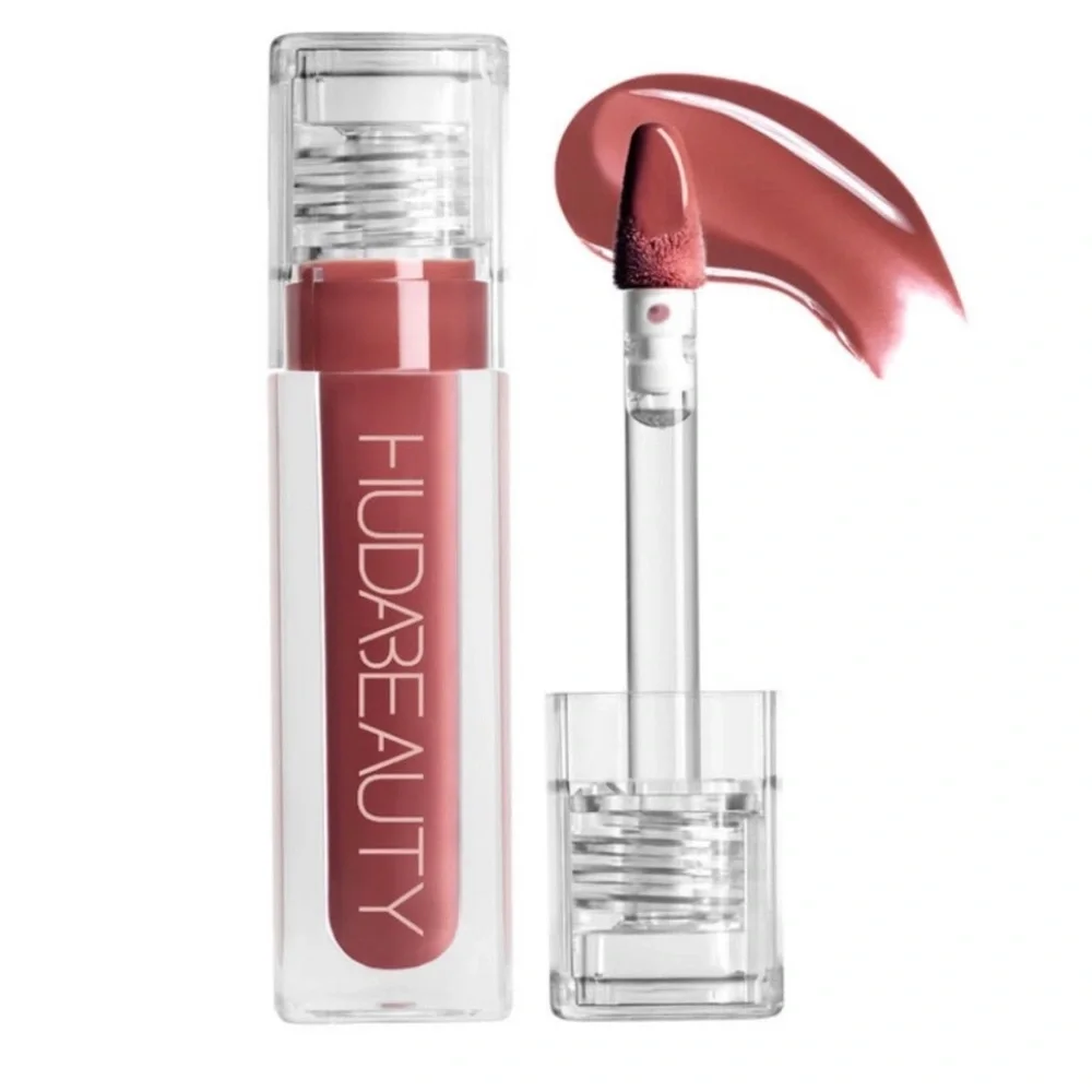 HUDA BEAUTY Faux Filler Shine Lip Gloss Set of 3  (New)